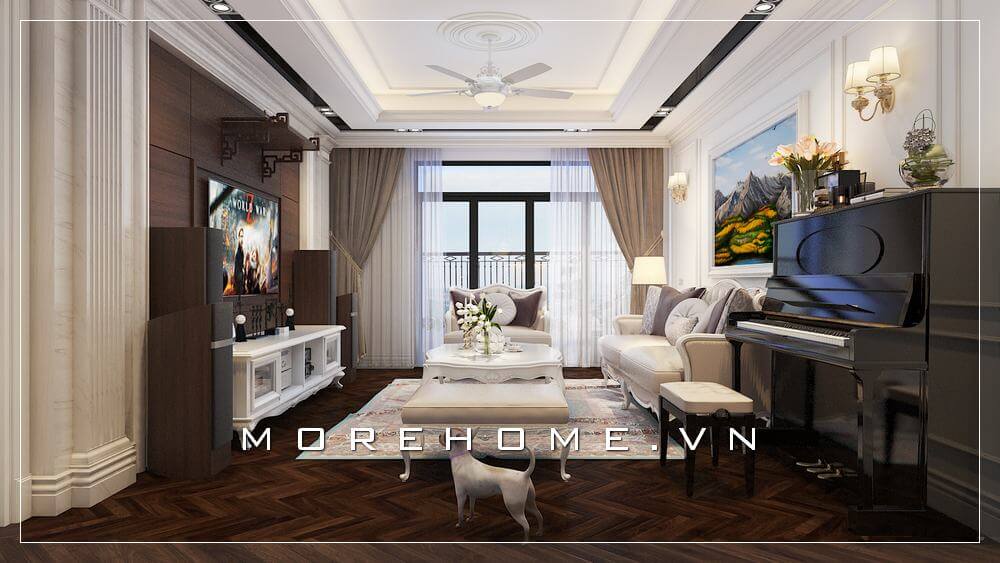 Thiết kế phòng khách tại Hà Nội